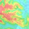 Caets II topographic map, elevation, terrain