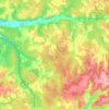 Saint-Geyrac topographic map, elevation, terrain