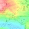 Harmby topographic map, elevation, terrain