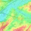 Connerré topographic map, elevation, terrain