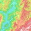 Hornos topographic map, elevation, terrain