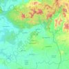 Ratanakiri topographic map, elevation, terrain