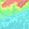 Gouaix topographic map, elevation, terrain