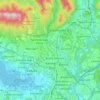 Varese topographic map, elevation, terrain