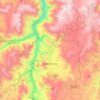 Colquemarca topographic map, elevation, terrain