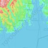 Sandefjord topographic map, elevation, terrain