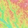 Paroisse de Saint-Joseph topographic map, elevation, terrain