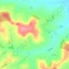 Everdon topographic map, elevation, terrain