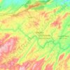 Chã Grande topographic map, elevation, terrain