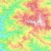 Doramba topographic map, elevation, terrain