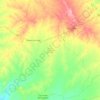 Nueva Granada (Granada) topographic map, elevation, terrain