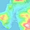 Hout Bay topographic map, elevation, terrain