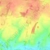 Caldecote topographic map, elevation, terrain