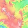 Perito Moreno Glacier topographic map, elevation, terrain