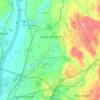 South Windsor topographic map, elevation, terrain