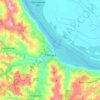 Grocka topographic map, elevation, terrain