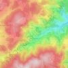 Saint-Sauveur-en-Rue topographic map, elevation, terrain