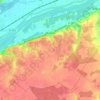 Mosnes topographic map, elevation, terrain