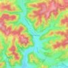 Lucenay-l'Évêque topographic map, elevation, terrain