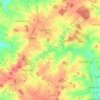 Carlton topographic map, elevation, terrain