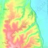 Golobok topographic map, elevation, terrain