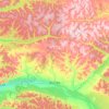 Bumba topographic map, elevation, terrain