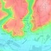 Bitry topographic map, elevation, terrain