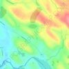 Agho topographic map, elevation, terrain