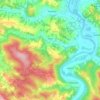 Wara topographic map, elevation, terrain