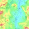 Antrim topographic map, elevation, terrain