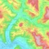 Geismar topographic map, elevation, terrain