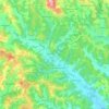 Ilztal topographic map, elevation, terrain