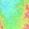 Higashikawa topographic map, elevation, terrain