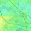 Auby topographic map, elevation, terrain