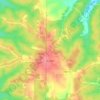 Bunker topographic map, elevation, terrain