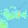 Pulau Togean topographic map, elevation, terrain