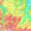 Karlsbad topographic map, elevation, terrain