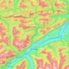 Brandenberger Alpen topographic map, elevation, terrain