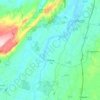 Town of Gardiner topographic map, elevation, terrain