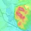 Stavenice topographic map, elevation, terrain