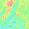 Ibirataia topographic map, elevation, terrain