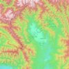 Putao Township topographic map, elevation, terrain