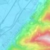 Froges topographic map, elevation, terrain