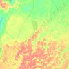 Hassi Ben Abdellah topographic map, elevation, terrain