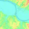 Sampaio topographic map, elevation, terrain
