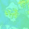 莲湖乡 topographic map, elevation, terrain