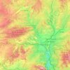 Bages topographic map, elevation, terrain