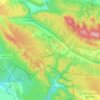 Selas topographic map, elevation, terrain