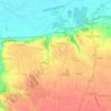 Blaignac topographic map, elevation, terrain