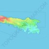 Isola di Lampedusa topographic map, elevation, terrain